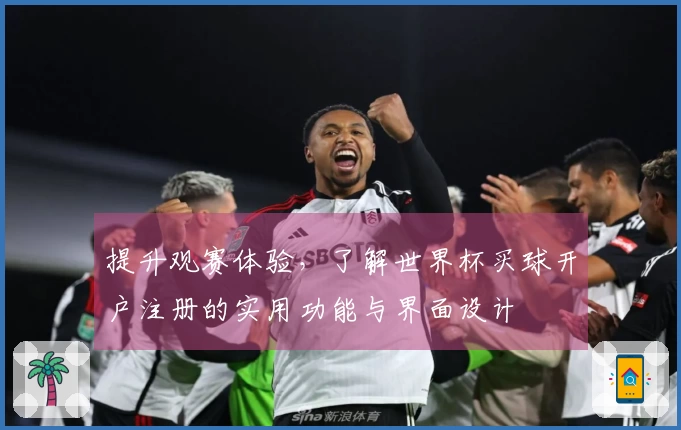提升观赛体验，了解世界杯买球开户注册的实用功能与界面设计