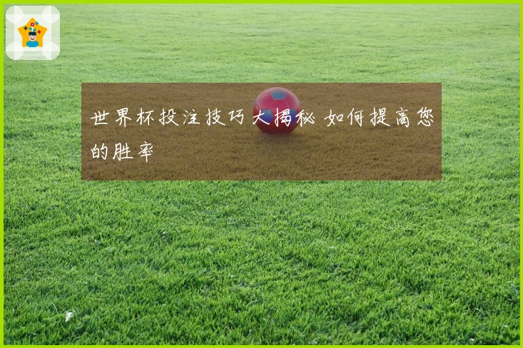 世界杯投注技巧大揭秘 如何提高您的胜率